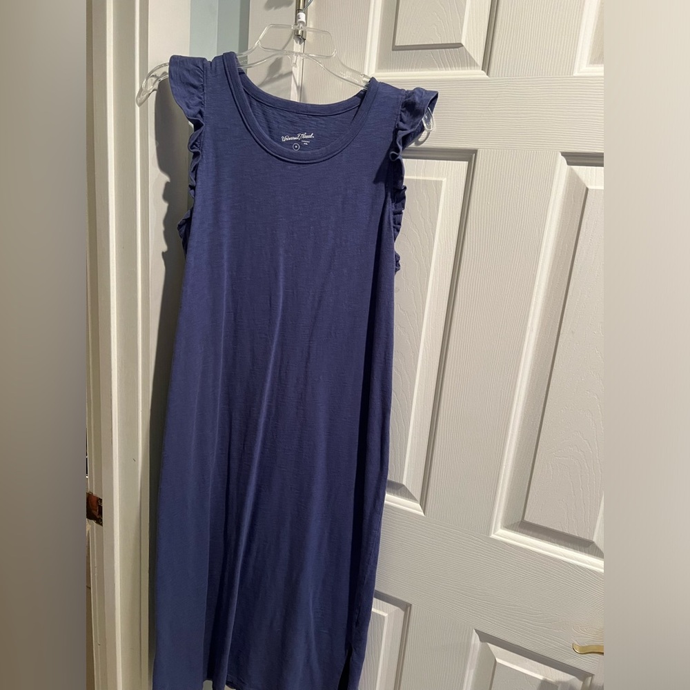 Blue Cotton Dress